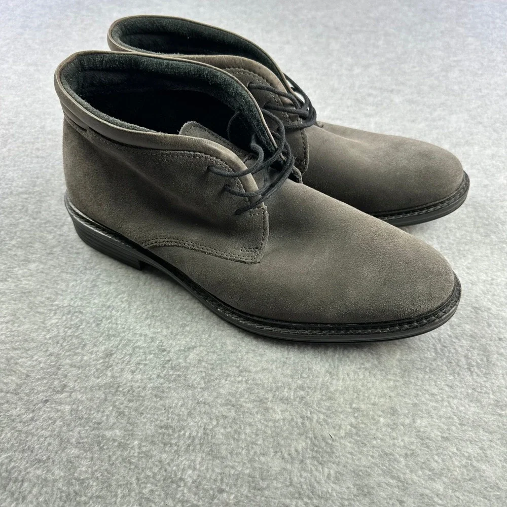 Alfani Gavin Mens Grey Suede Chukka Boots Desert Shoes Size 9.5M WPL 8046
